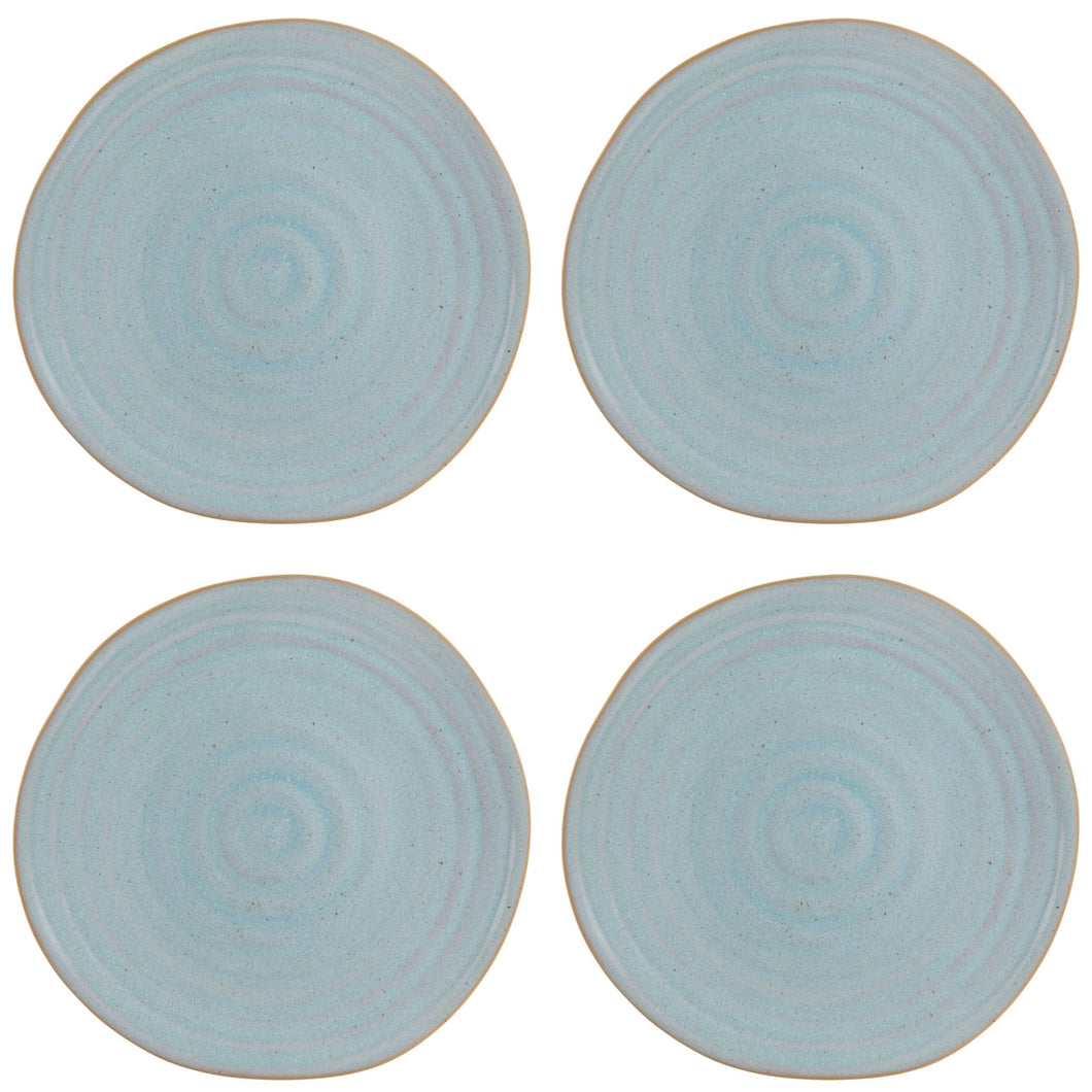 Casa Alegre Gemstone Moonstone Dinner Plate, Set of 4