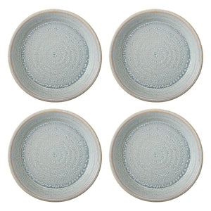 Casa Alegre Gemstone Moonstone Deep Plate, Set of 4