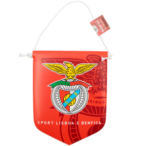 SL Benfica Hanging Pennant – Official Banner with Club Crest and Rope for Display
