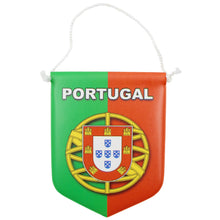 Load image into Gallery viewer, Portugal &amp; Our Lady of Fátima Hanging Pennant – Double-Sided Banner
