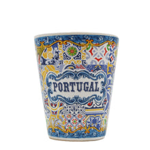 Load image into Gallery viewer, Traditional Portuguese Icons Tile Azulejo Ceramic Shot Glasses, Set of 4
