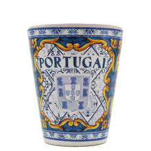 Load image into Gallery viewer, Traditional Portuguese Icons Ceramic Shot Glasses, Set of 4
