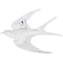 Load image into Gallery viewer, Portuguese Metal Swallow Wall Décor – Blue Azulejo Tile Design
