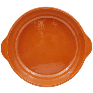 Set of 2 Portuguese Terracotta Alentejo Dishes – Traditional Hand-Painted Clay Cooking and Serving Dishes