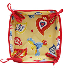 Load image into Gallery viewer, 100% Cotton Amor Perfeito Bread Basket
