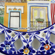Load image into Gallery viewer, Hand-Painted Traditional Floral Portuguese Windows 11&quot; Decorative Plate
