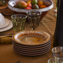Load image into Gallery viewer, Casafina Poterie 8&quot; Mocha Latte Salad/Dessert Plates Set
