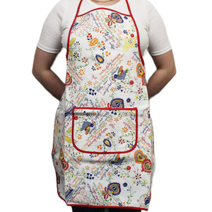 100% Cotton Kitchen Apron, Oven Mitt and Pot Holder Set - Various Colors