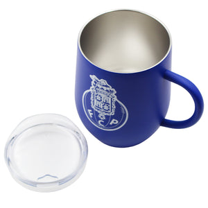 FC Porto Thermal Insulated Travel Mug with Lid, Stainless Steel