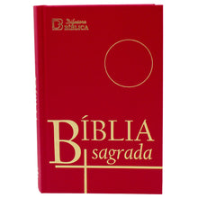 Load image into Gallery viewer, Portuguese Bíblia Sagrada – Hardcover Holy Bible, Red Cover
