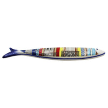 Load image into Gallery viewer, Traditional Portuguese Windows Decorative Ceramic Sardine
