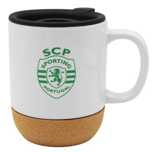Officially Licensed Sporting Travel Mug with Removable Cork Bottom and Keychain Set