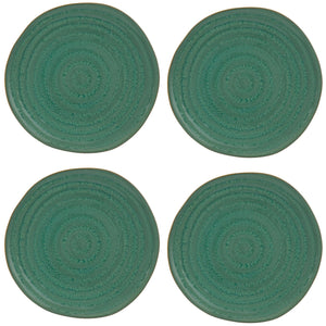 Casa Alegre Gemstone Jade Dinner Plate, Set of 4