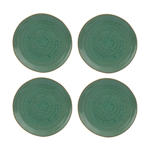 Casa Alegre Gemstone Jade Dessert Plate, Set of 4