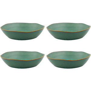 Casa Alegre Gemstone Jade Soup Bowl, Set of 4