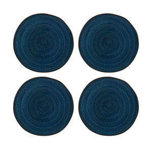 Casa Alegre Gemstone Lapis Lazuli Bread & Butter Plate, Set of 4