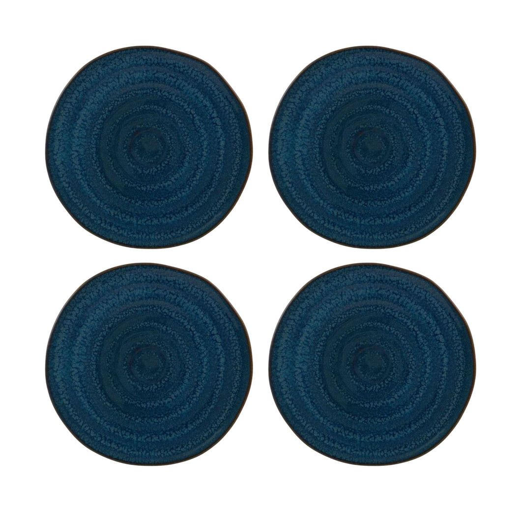 Casa Alegre Gemstone Lapis Lazuli Bread & Butter Plate, Set of 4