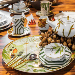 Vista Alegre Amazonia Coffee Cup and Saucer, Set of 4