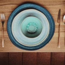 Load image into Gallery viewer, Casa Alegre Gemstone Lapis Lazuli Bread &amp; Butter Plate, Set of 4
