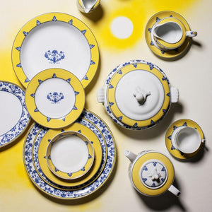 Vista Alegre Castelo Branco Breakfast Cup & Saucer, Set of 4
