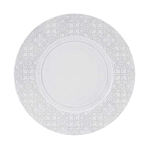 Bordallo Pinheiro Rua Nova Antique White Charger Plate