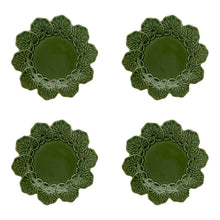Load image into Gallery viewer, Bordallo Pinheiro Geranium Dinner Plate, Set of 4
