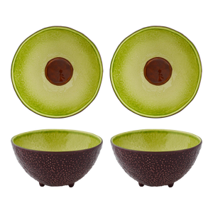 Bordallo Pinheiro Tropical Fruits Avocado Salad Serving Set