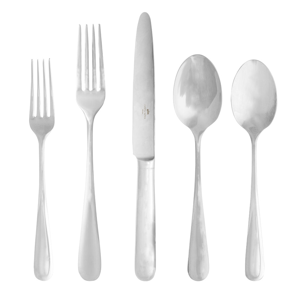 Costa Nova Lumi Polished Flatware, Set of 5