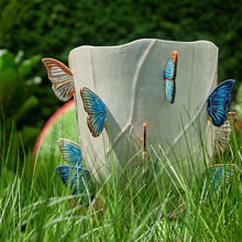 Load image into Gallery viewer, Bordallo Pinheiro Cloudy Butterflies 16&quot; Vase

