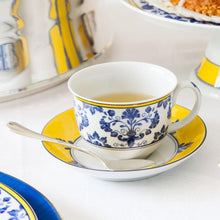 Load image into Gallery viewer, Vista Alegre Castelo Branco Coffee Cup &amp; Saucer, Set of 4
