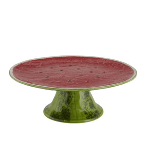 Bordallo Pinheiro Watermelon 13" Cake Stand