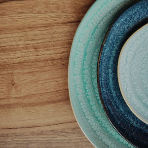 Casa Alegre Gemstone Moonstone Bread & Butter Plate, Set of 4