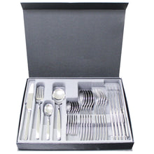 Load image into Gallery viewer, Dalper New York 24-Piece Silverware Flatware Cutlery Stainless Steel 6 Person Set
