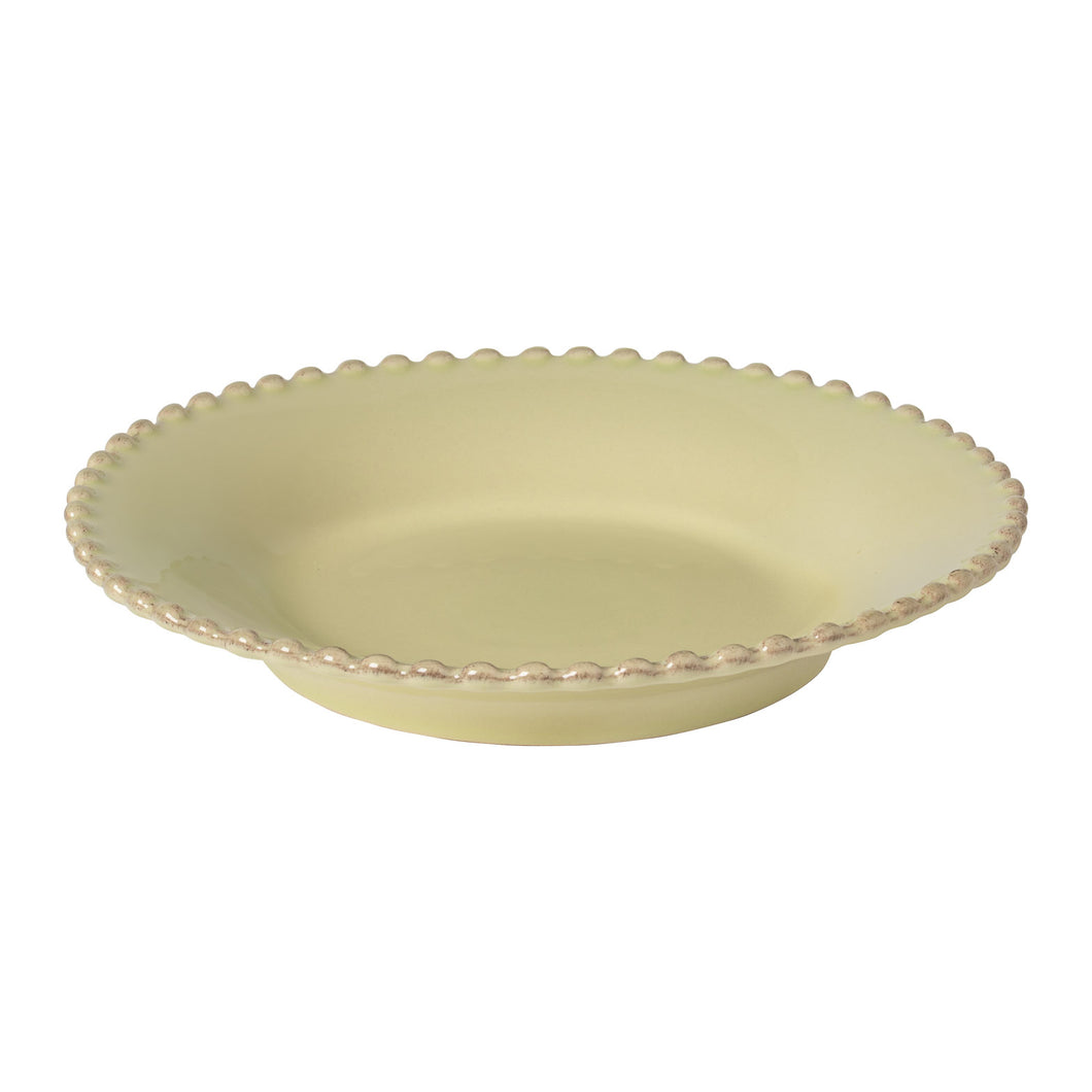 Costa Nova Pearl Lilly Green Soup/Pasta Plate Set