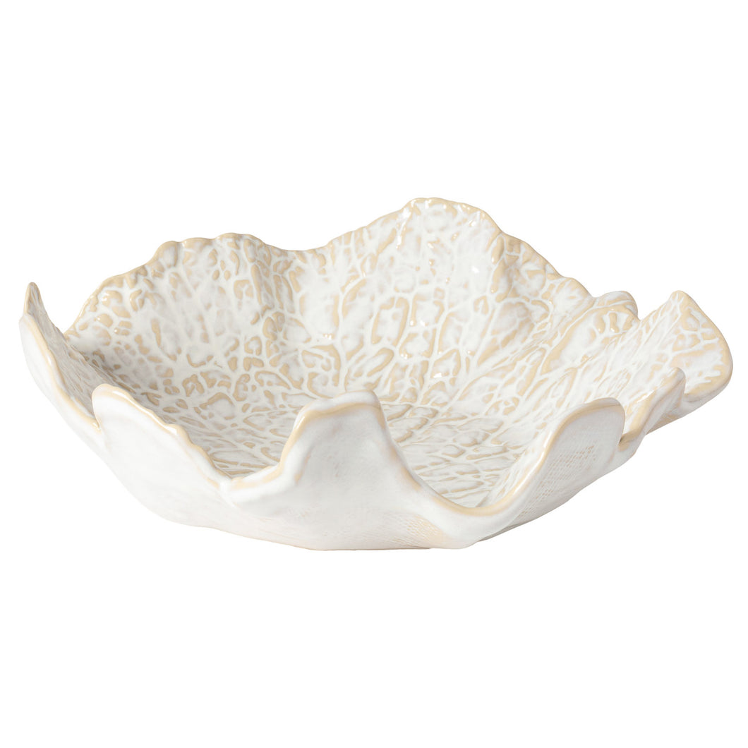 Costa Nova Silvina Fennel White Leaf Centerpiece