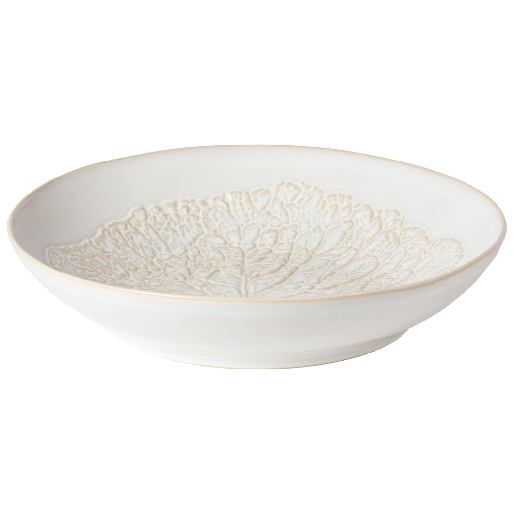 Costa Nova Silvina Fennel White Low Serving Bowl