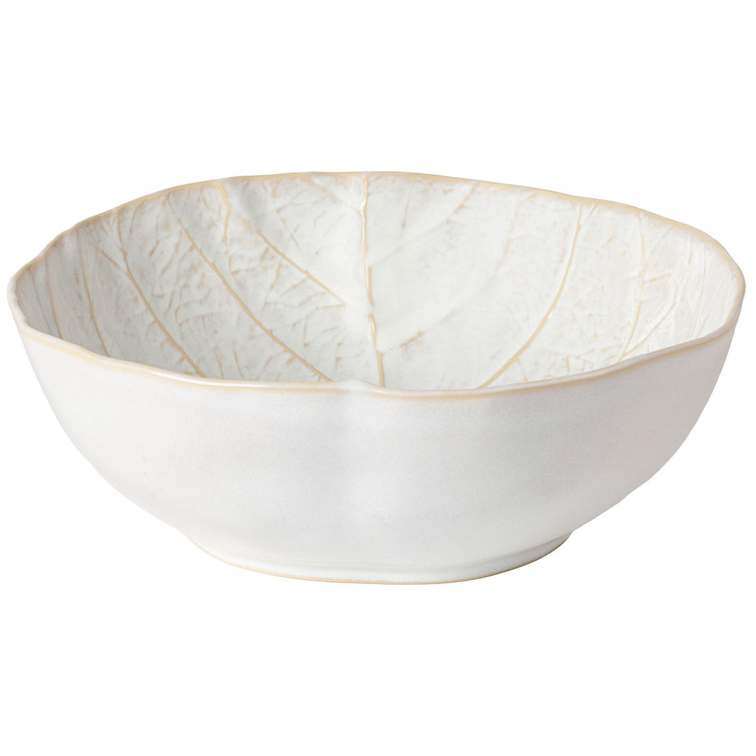 Costa Nova Silvina Fennel White Serving Bowl