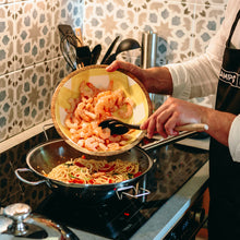 Load image into Gallery viewer, Silampos Stainless Steel Wok Cataplana, 3 In 1 Multifunctional Cookware
