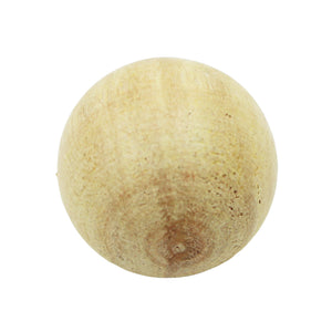 Set of 10 Natural Wooden Foosball Balls