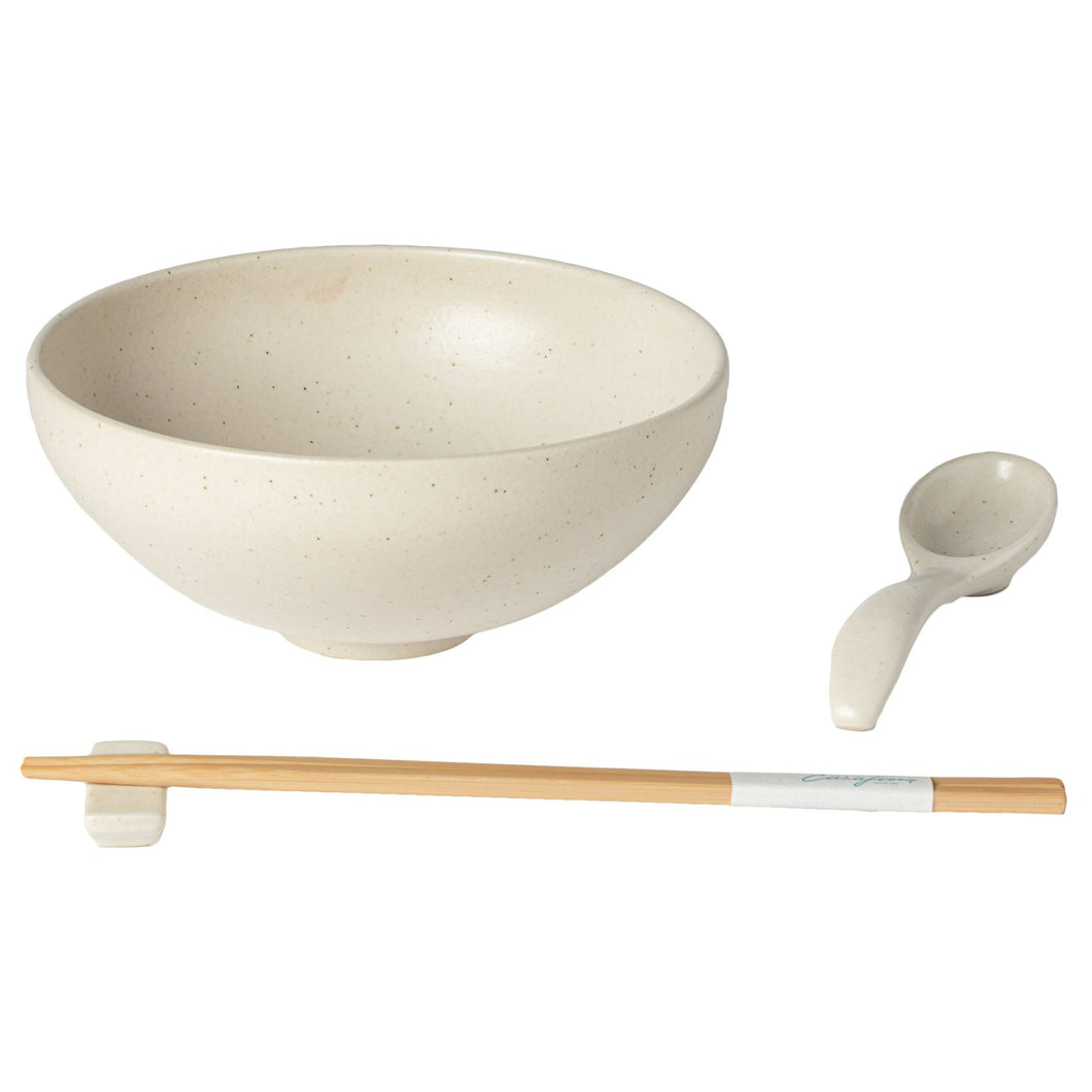 Casafina Pacifica Vanilla Ramen Bowl Set