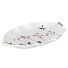 Load image into Gallery viewer, Vista Alegre Porcelain Prairie Leaf Aubergine Platter

