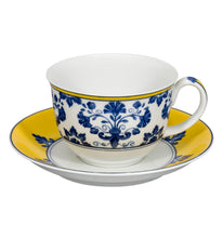 Load image into Gallery viewer, Vista Alegre Castelo Branco Tea Cup &amp; Saucer, Set of 4
