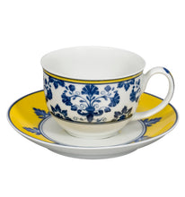 Load image into Gallery viewer, Vista Alegre Castelo Branco Coffee Cup &amp; Saucer, Set of 4
