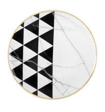 Load image into Gallery viewer, Vista Alegre Carrara Dessert Plates, Set of 4
