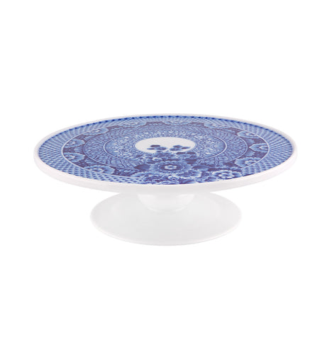 Vista Alegre Porcelain Blue Ming Cake Stand