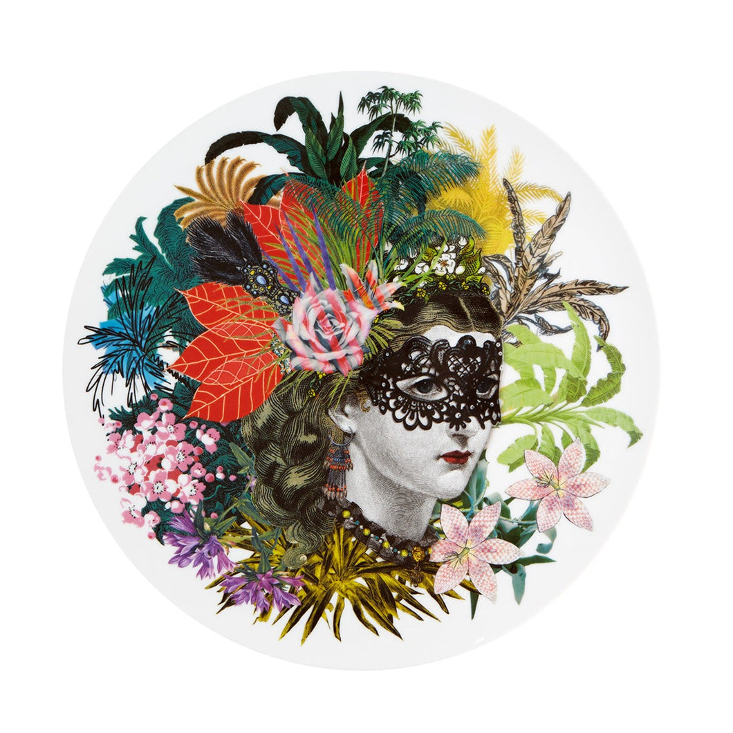 Vista Alegre Love Who You Want Mamzelle Scarlet Charger Plate