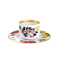 Load image into Gallery viewer, Vista Alegre Primavera Coffee Cups and Saucers, Set of 2
