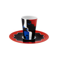 Load image into Gallery viewer, Vista Alegre Escape Goat Coffee Cup with Saucer XXVIII - Set of 2
