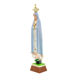 12" Our Lady Of Fatima Weather Changing Color Religious Statue #1025H