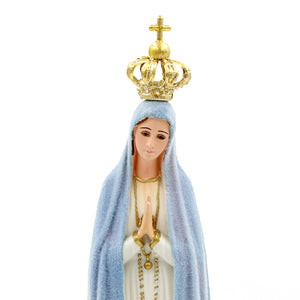 12" Our Lady Of Fatima Weather Changing Color Religious Statue #1025H